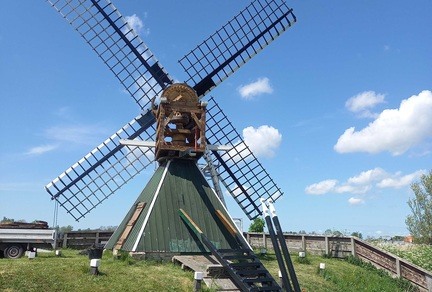 Restauratie bovenhuis Terpensmolen in IJlst